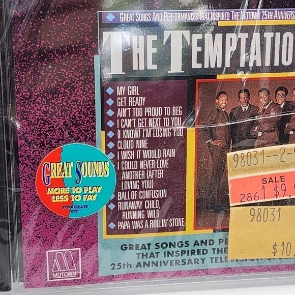 NOS Motown Compact Classic The Temptations 25th Anniversary CD 11 tracks - Picture 4 of 7